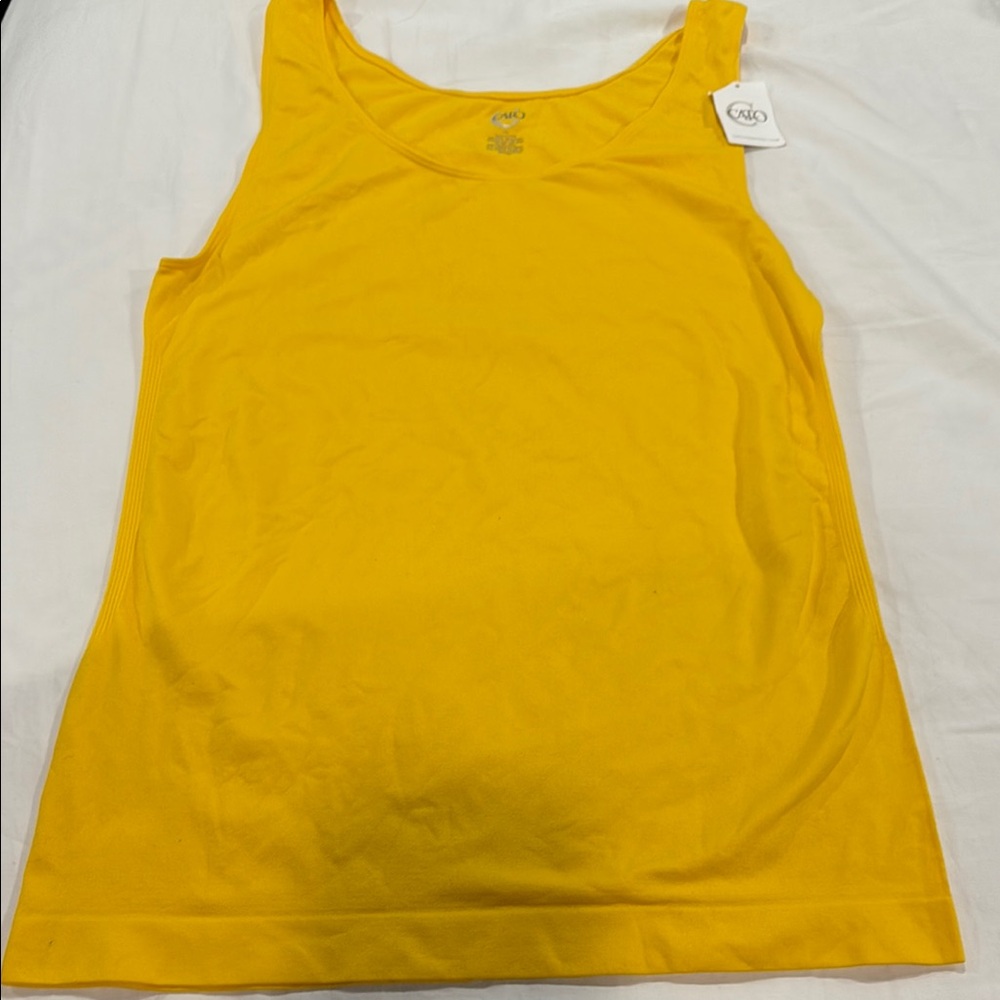 Cato Yellow Tank Top